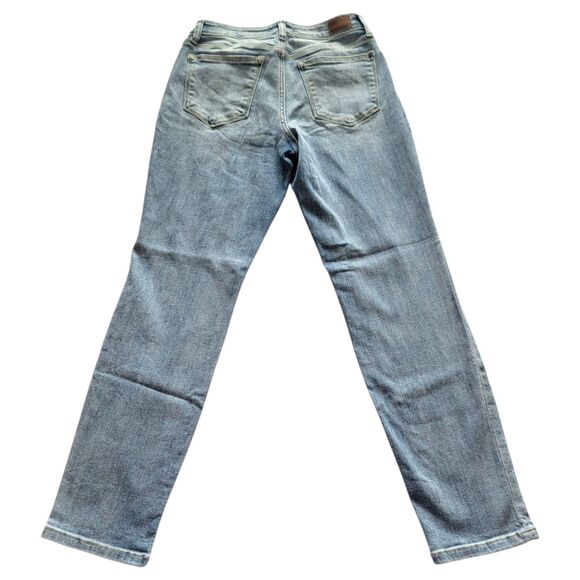 Judy Blue Boyfriend Denim Jeans Mid Rise Waist Stretchy Cotton Blend Size 3 / 26 - Picture 6 of 8